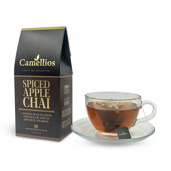 Camellios Spiced Apple Chai - Pyramid Tea Bags