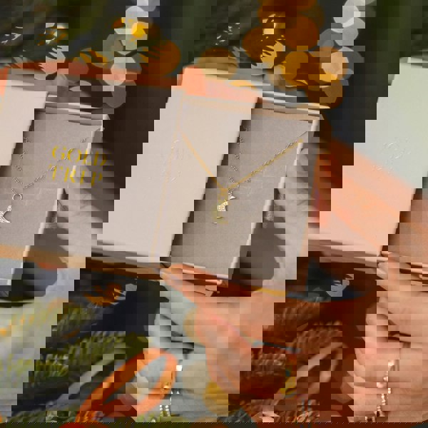 Gold Trip Celestial Moon Necklace