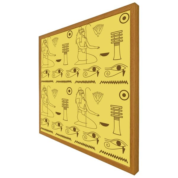 Benjamin Tate Design Pattern of egyptian hieroglyphics (Picture Frame)