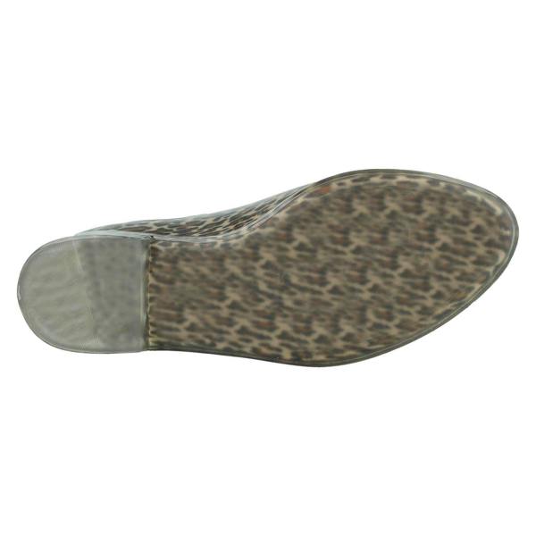 Spot On Girls Spot On Leopard Print Ankle Welly X1263#G