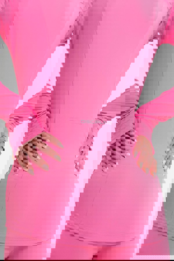 Discipline 365 Pink Funnel Neck Top