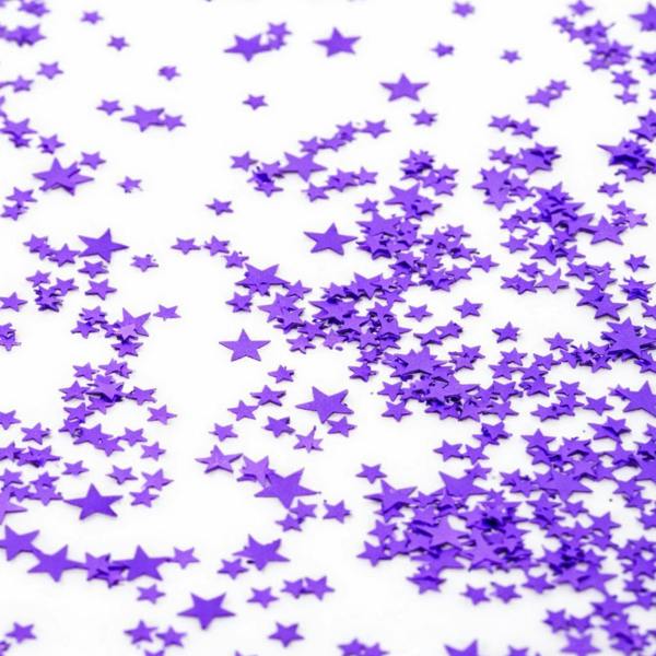 Purple Star Confetti Table Scatter for Birthday Parties, Weddings and Festive Events image 1