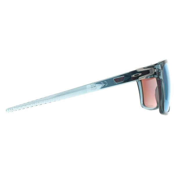Oakley Sunglasses Leffingwell OO9100-05 Crystal Black Prizm Deep Water Polarized