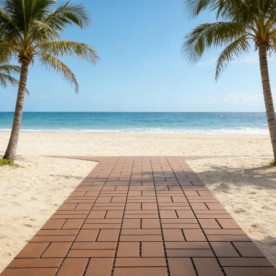 Havendro 44PCS Deck Tiles Anti-Slip Interlocking Floor 30x30cm Heavy Duty Outdoor Patio