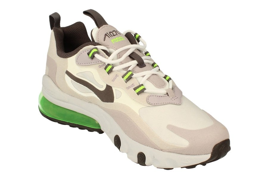 Nike Air Max 270 React GS Bq0103  102 - Summit White Silver Lilac 102 - Photo 3