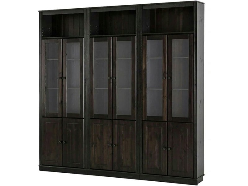 Dorel Home Anita Wall Unit 8 honey lacquer