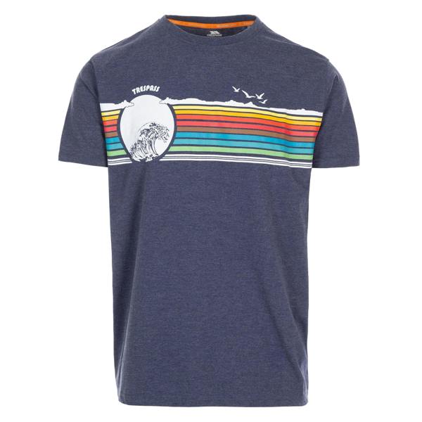 Trespass Mens Lakehouse T-Shirt - Navy Marl - 