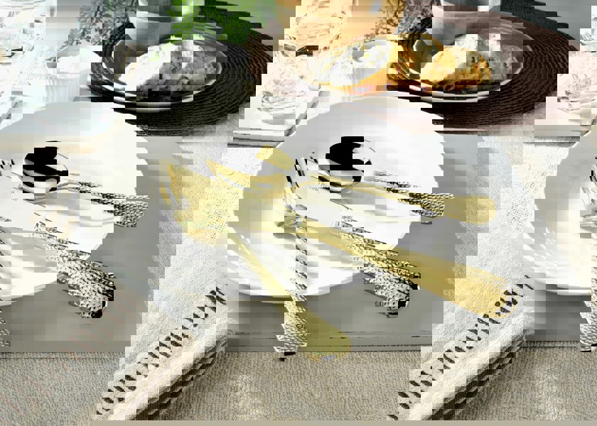 Arthur Price Champagne Avalon stainless steel 60 piece 8 person gift boxed cutlery set