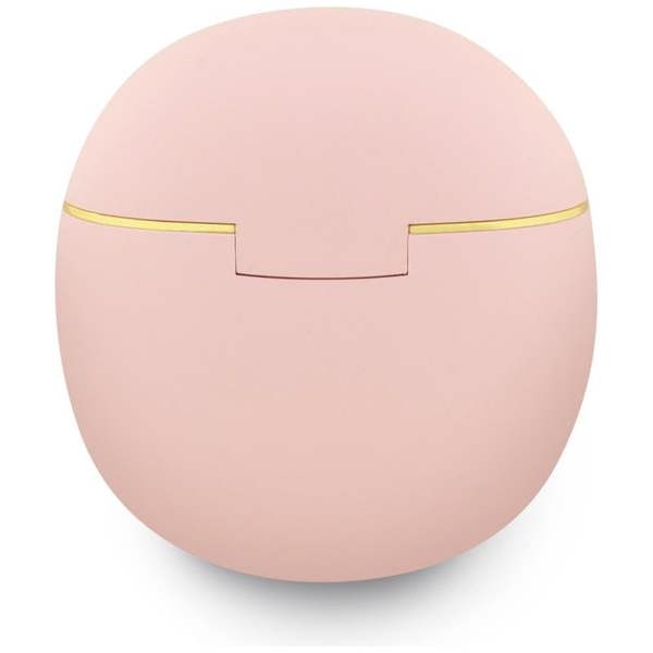 Guess Gold Line Triangle Logo TWS Earphone with Charging Case Pink - GUTWSA15HETP