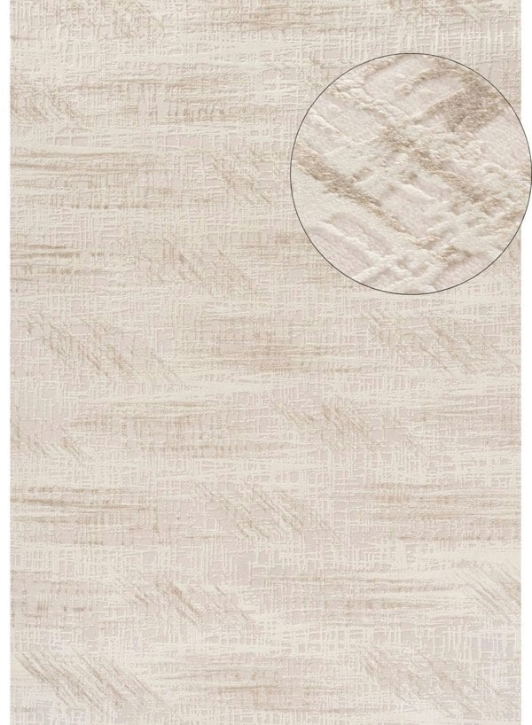 abstract rug, beige-cream colours, anti-allergic, and non-static properties
