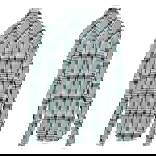 Mountain Warehouse Mens Trace Flannel Long-Sleeved Shirt - Pale Green