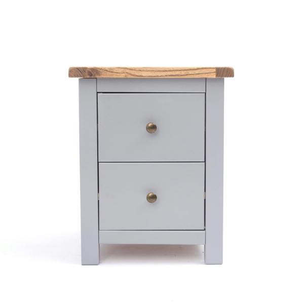 Cabinet Bits Mirano 2 Drawer Bedside Table