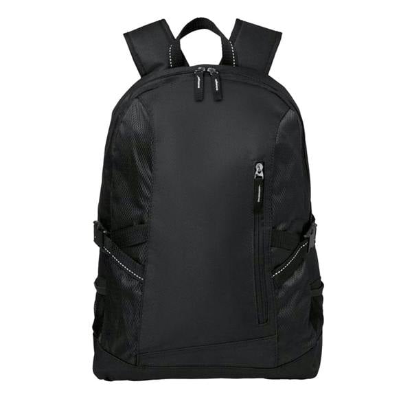 MidOcean Tecnotrek Polyester Laptop Backpack - Black - 