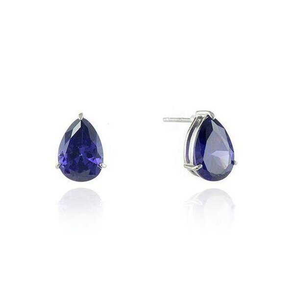 Cachet London Oliana Sterling Silver Tanzanite Earrings