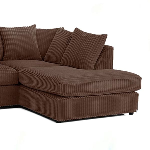Snug Furniture Luxury Jumbo Cord Extra Large Corner Right Hand Sofa