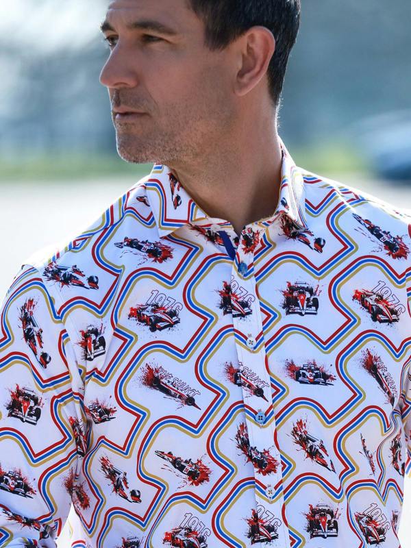 Claudio Lugli 40 Years the Shunt Print Shirt