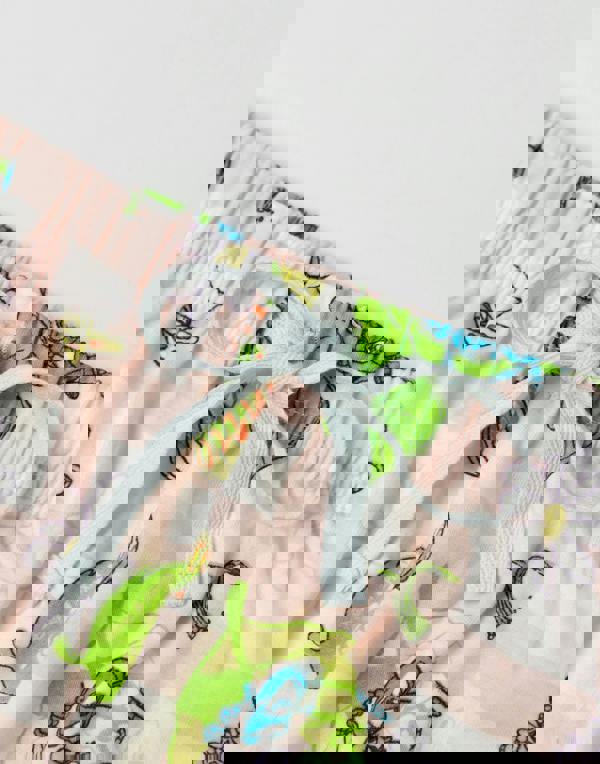 Disney Womens Blue Bugs Life Short Sleeve Long Leg Pyjama Set