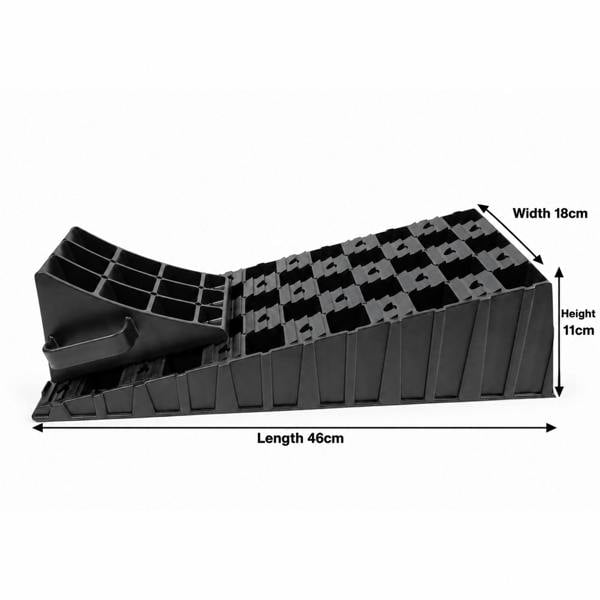 Milenco Caravan Motorhome Leveller MGI Wedge Levelling Ramp With Chock