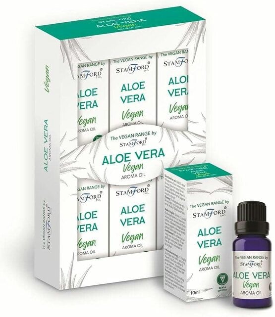 Stamford Vegan Aloe Vera Fragrance Oils for Home Fragrance, 6 x 10ml