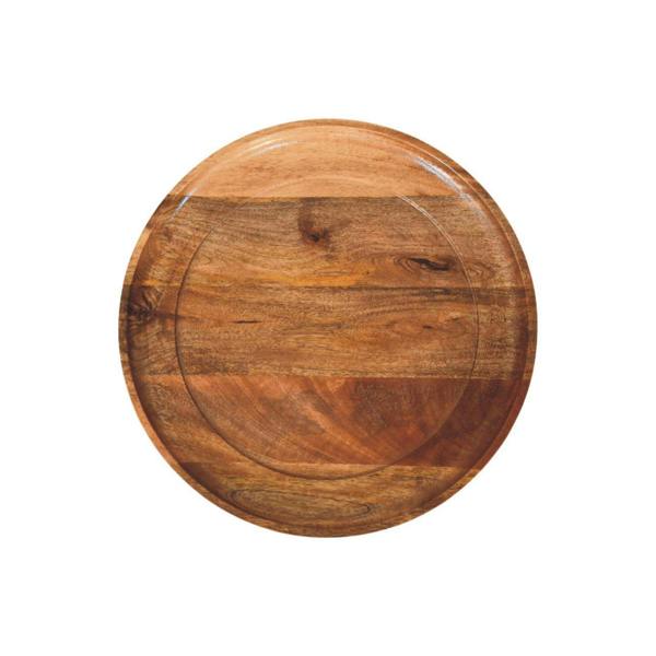 Artisan Furniture Solid Wood Spindle Tray Side Table, Brown