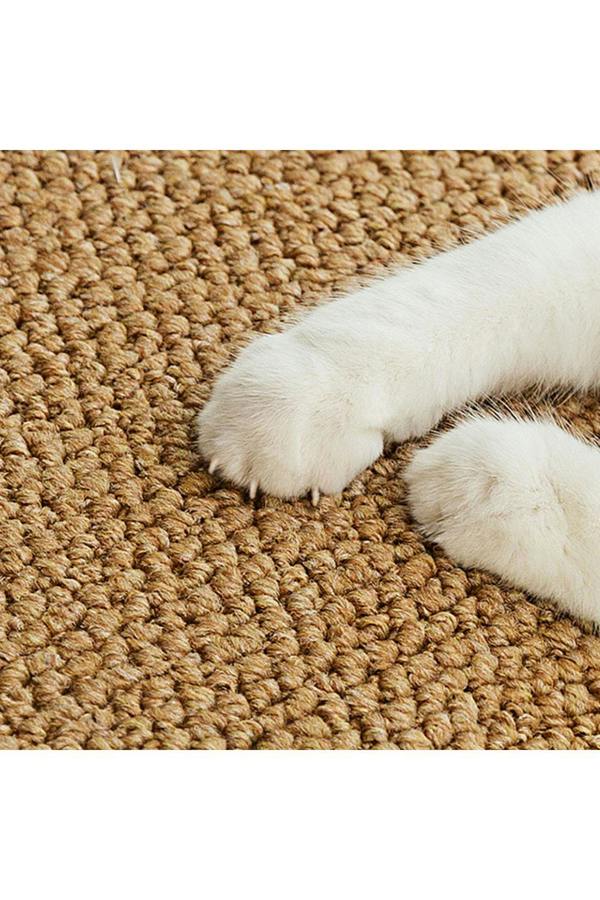 Living and Home Brown XS Non-Slip Pseuo-Sisal Cat Floor Scratching Pad