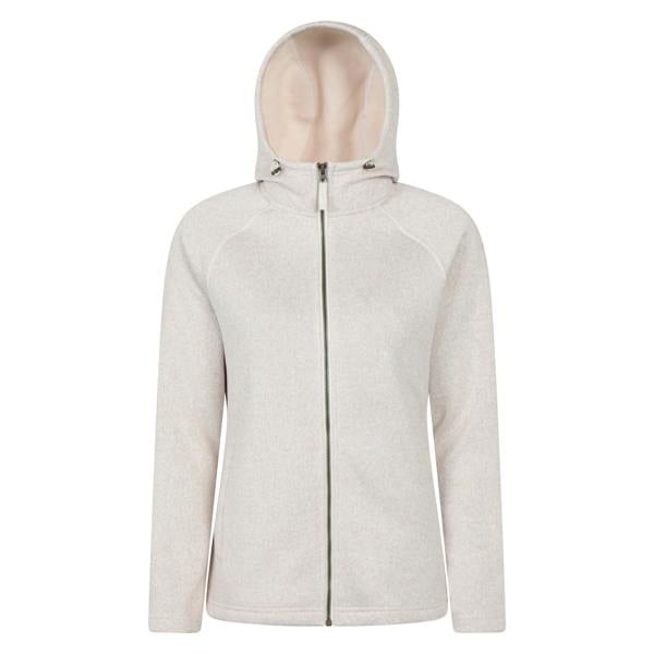 Mountain Warehouse Womens/Ladies Nevis Full Zip Hoodie - Beige - 