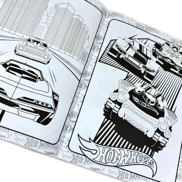 Hot Wheels Sticker Activity Books 5 Books Collection Set (Turbo Challenge, Criss Cross Crash, Built for Speed, Stunt Zone, Made to Race)