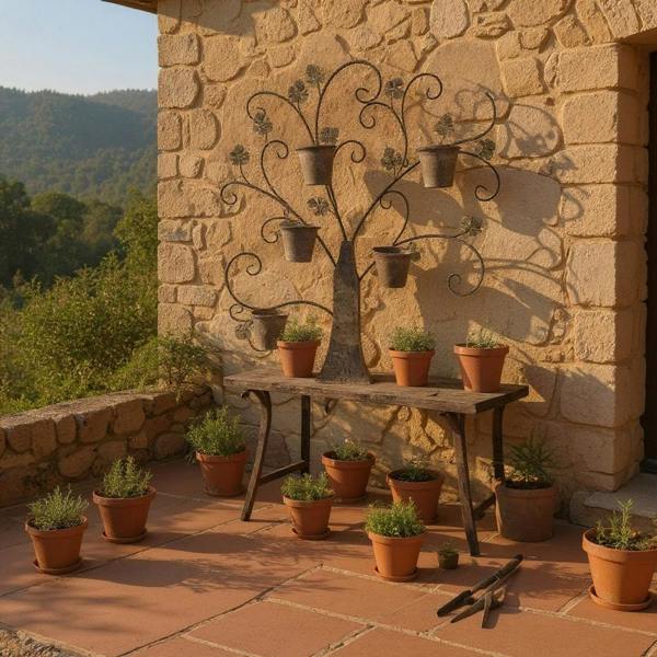120CM TREE DECORATION WALL PLANTER