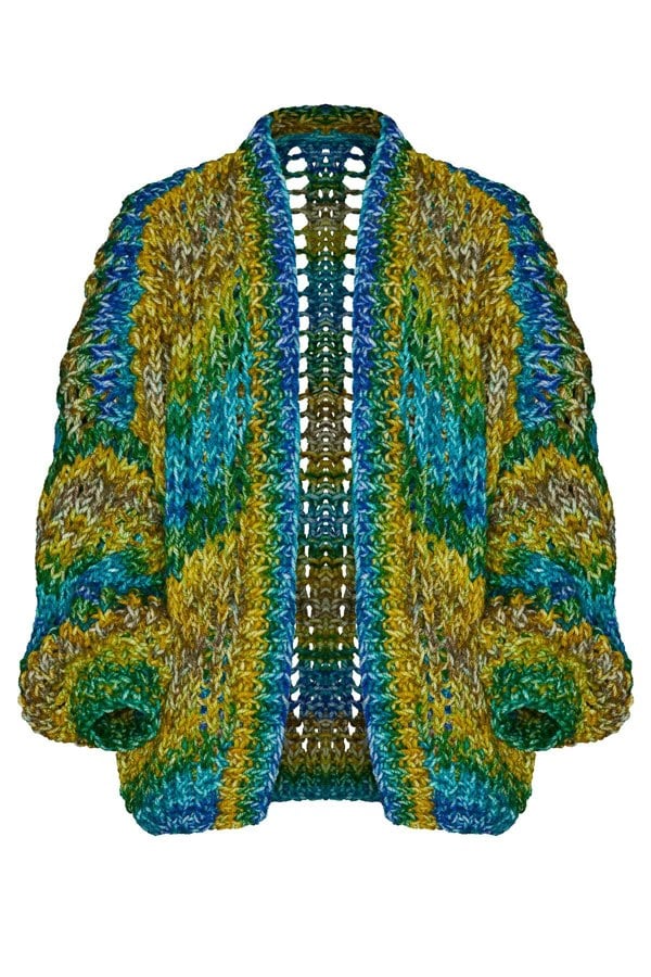 Bo Carter Hand Knitted Norma Cardigan - Jungle