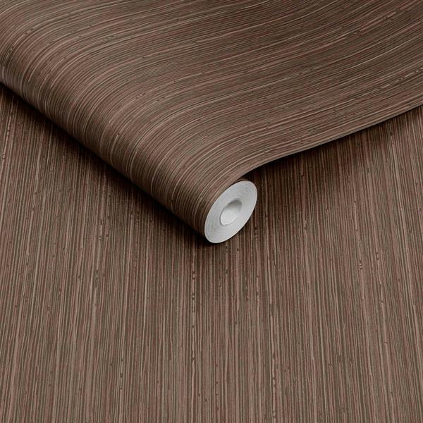 Abigail Ahern Fibre Stripe Wallpaper | Sable