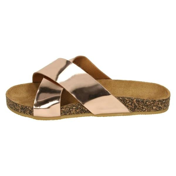 Spot On Girls Spot On Hi-Shine Mules