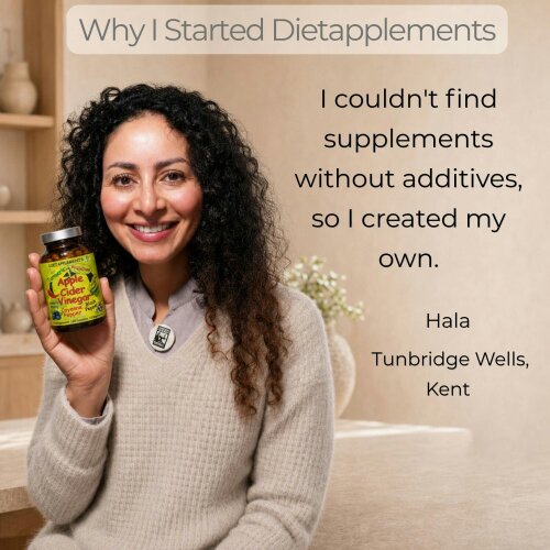 Dietapplements Apple Cider Vinegar with the Mother, Superfood, Biocultures & Berries Complex