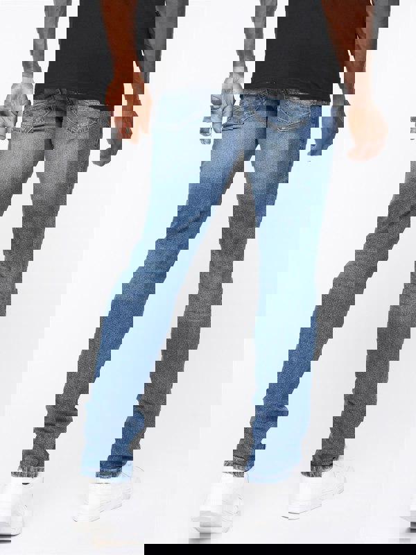 Crosshatch Barbeck Slim Fit Denim Jeans Stone Wash