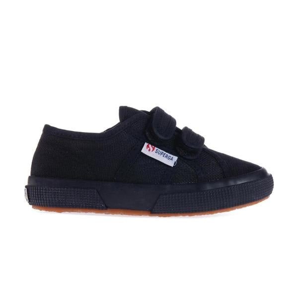 Superga Childrens/Kids 2750 Jstrap Trainers - Black