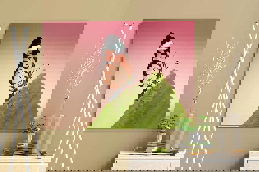 glasswing butterfly nature artprint