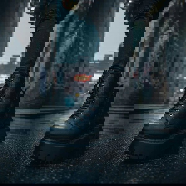 Buffalo ASPEN LACE UP WARM - Women’s Black Combat Ankle Boots