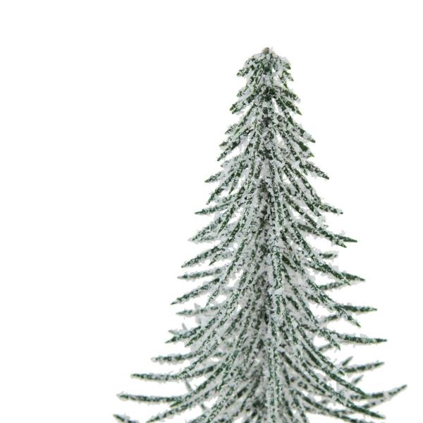 Hill Interiors Snowy Spindle Tree Christmas Decoration - Brown/White/Green - 