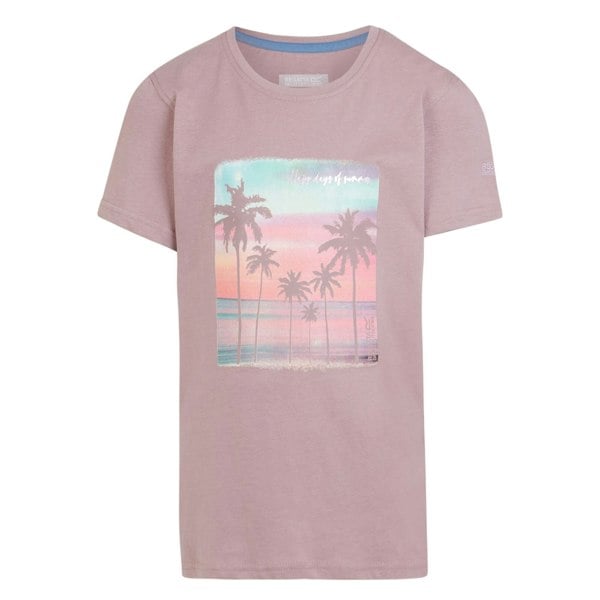 Regatta Childrens/Kids Bosley VII Palm Tree T-Shirt - Heather