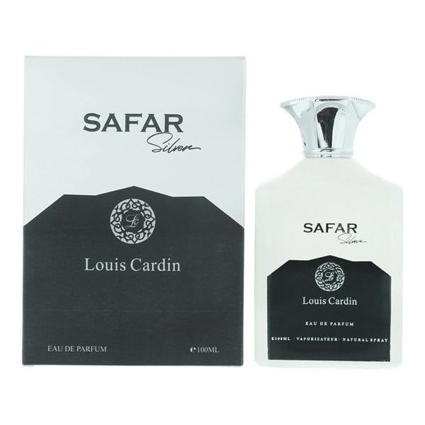 Louis Cardin Safar Silver Eau de Parfum 100ml Spray for Him