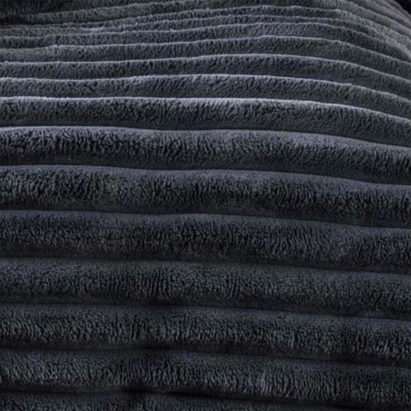 Big Cord Teddy Charcoal Duvet Cover Set