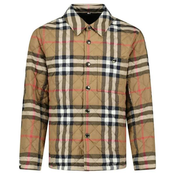Burberry 'Forres' Diamond Quilted Jacket Taupe Brown - chancefashionco