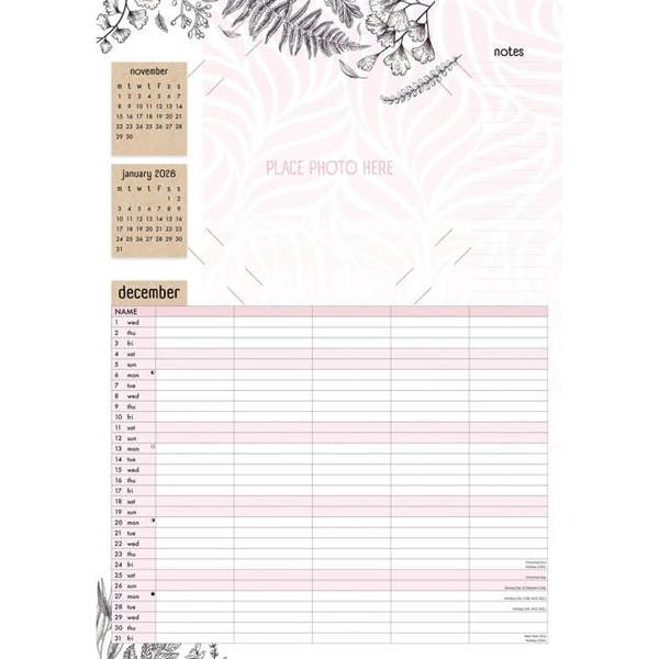 Your Family Photos A3 Family Planner 2027, Family Planners, Month To View, Family, Gift