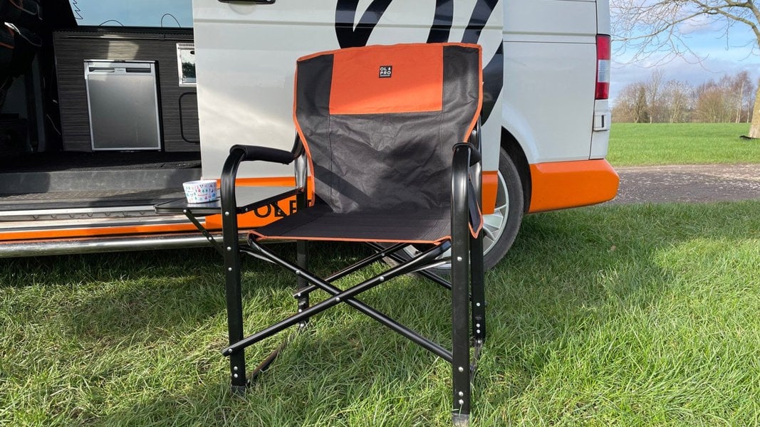 Directors Chair Orange & Black OLPRO