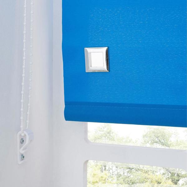 A.Unique Home Trimmable Square Eyelet Roller Blind - 2FT - ROYAL BLUE - 60cm(W)x170cm(L)