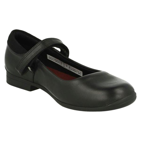 Clarks Girls Clarks Hook & Loop School Shoes Jamie Star