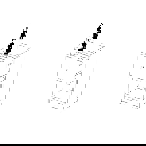 Furniture To Go May Bedside 1 Drawer in Black