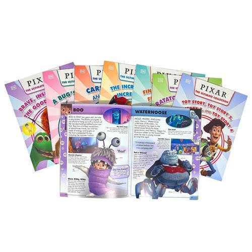 Pixar The Ultimate Collection 8 Books Brave, Up, Cars, The Incredibles, Nemo, Toy Story & MORE!