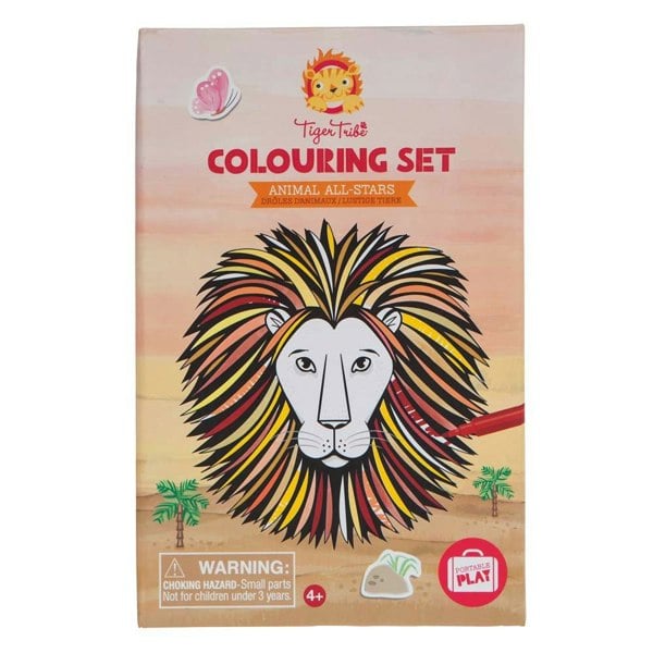Tiger Tribe Colouring Set - Animal All-Stars