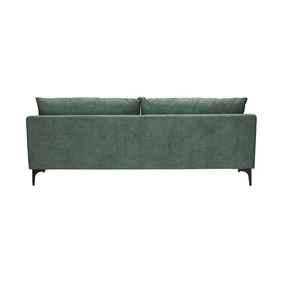 Wyld Haus Buenafuente Green Velvet Upholstered 3 Seater Sofa