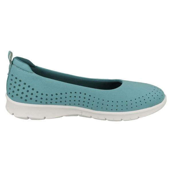 Clarks Ladies Cloud Steppers By Clarks Flat Shoes Step Allena Sea
